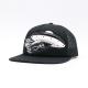 58cm Flat Brim Snapback Hats Visor Wild Personality Hip Hop Cap For Male