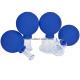 Glass Silicone 15 25mm Vacuum Cupping Anti Cellulite Suction Cups