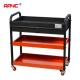 2 Layers Tool Box Roller Cabinet Chest Rolling