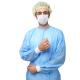 SMS Blue Disposable Isolation Gown , Hospital Visitor Medical Isolation Clothing