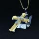 Fashion Top Trendy Stainless Steel Cross Necklace Pendant LPC433