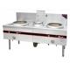 Stainless Steel Commercial Gas Cooking Stoves With 2 Burners 1 Spare Water Pot
