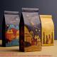 1lb Coffee Bag Matte Coffee Bean Packaging Bags Reusable Stand Up Gusset Foil Coffee Bag