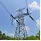 Galvanized Steel Q345 High Voltage Electric Transmission Tower