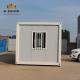 20ft Prefabricated Portable Container House With Steel Plate Door