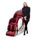 3D 135CM SL Genuine Leather Heated Massage Recliner 25min HD812