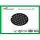 LED Light of Electronic Circuit Board , Aluminum PCB with Black Solder Mask OSP Surface