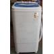 Compact Semi Automatic Single Tub Washing Machine With Spin Dryer Grey White Color