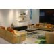 Top Italian Leather Modern Living Room Furnitures Sectional Foam Sofas