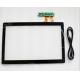 19  Projective Capacitive Touch Screen ,10-point touch Capacitive Touch Panel Controller with tempered glass