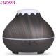 150ml Wood Grain Aromatherapy Diffuser With 360 Degree Mist Output