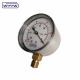 low manometer ss 63mm inH2O wc mbar bellows pressure gauge