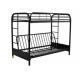 Collapsible Metal Double Decker Bed , Stainless Steel Dorm Room Furniture