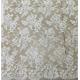 Apparel Accessories Mesh Based Embroidery Lace Fabric Ivory Color