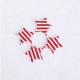 Gingham Fabric Ultrasonic Embossing Flowers Crafts Applique DIY Decoration