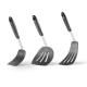 Best Heat Resistant 3 Piece Silicone Cooking Utensil Set Pancake Slotted Turner Spatula
