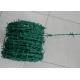 Green Security Barbed Wire Roll Coil Protection For Grass Boundary