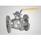 Economic ISO 5211 Mounting Pad Ball Valve Stainless Steel With Locking Device