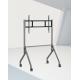 IBoard 55-86 Inch Available Mobile TV Bracket Floor Stand TV Trolley Cart All-in-one Display with Wheels