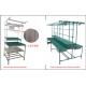 Lean Pipe Rack Workstation Industrial Workbench Aluminum Plastic Coated Metal Joint