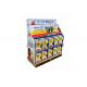 Pet Food Retail End Cap Displays With 2 Dividers And Wedged Top