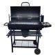 Steel Outdoor Smoker Oven Grill BBQ Charcoal Rotisserie Grill 60*30*30cm Parking