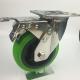 8 Inch Soft Green Wheel 300kg Loading Heavy Duty Stainless Steel Swivel Lock Casters 304