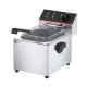 NO Private Mold Electric Deep Fryer for Commercial Fish Potato Plantain Chips Frying