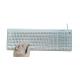 IP68 medical silicone keyboard with 5sec CLEAN button for Taiwan market