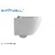 Modern Dual Flush Wall Mounted WC Water Saving Sewage Smooth 485*355*370mm