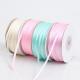 3mm Narrow Assorted Color Custom High Durability  Polyester Satin Ribbon for Gift Packing