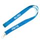 Classic Blue Lanyard Promotional Products Sublimation Printing Logo With Hook
