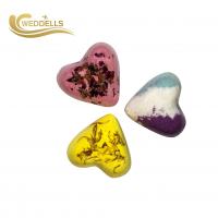 Heart Shaped Custom Bath Bombs Bath Fizzy Cleasing Relaxing MSDS COA