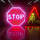 Full Color 16mm Motorway VMS Signs Traffic Safety Message Display