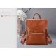 Fashion Oil Wax Leather Womens Backpack Bags , Ladies Multifunctional Shoulder Bag