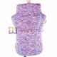 Warp Fleece Lining Dog Anxiety Vest Jacket Purple Fleece Dog Coat