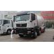 12 Wheels Concrete Mixer Truck 10 Cubic Meter 371hp 8X4 White
