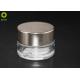 Empty Clear Glass Cosmetic Cream Jar , Round Shape 10g Beauty Product Containers