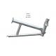 Adjustable Cuplock Ladder scaffolding brackets with Painted / Natural Surface