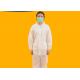 Non Woven Disposable Waterproof Coveralls Anti Bacterial With Collar