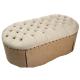 french retro wooden ottoman puff pouf wholesale fabric ottomans home goods furniture