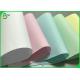 Multiple Color Ncr Carbonless copy paper 50gsm / 55gsm Printing Paper Roll