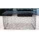 Grey Gabion Wire Mesh PVC Coated Gabion Wall Fence 100*120mm