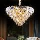 Modern Ceiling Mounted Crystal Chandelier Stylish And Luxurious For Home Decoration