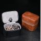 TWO WATCH COLLECTION JEWELRY BOX CROSS-BORDER STRAP STORAGE COWHIDE WATCH BOX JEWELRY BOX PORTABLE