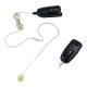 Wireless Skin Color Stage Mic Performance 2.4ghz Wireless Microphone Multimedia Magnetic Removeable Hook 3.5mm Adapter
