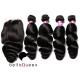 8A Loose Wave Virgin Indian Hair Human Hair Extension 8-30 Length