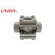 Investment Casting Sight Glass Flow Indicator Screw Ends
