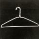 Hotels Wire Coat Hangers , Shirt / Suit Stainless Steel Clothes Hangers
