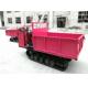 Fashion Tracked Mini Dumper Transporter , Rubber Track Dumper For Goods